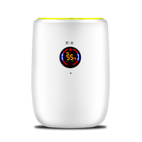 Elektryczny mini osuszacz powietrza 800ml przenośny LED discplay oczyszczacz powietrza maszyna automatyczne wyłączanie odszraniania dla domu 100-240V ue 2